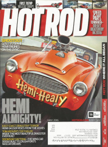 HOT ROD 2016 MAY - HEMI vs HEMI, AERO CAR WARS, HEMI HEALY, HELLCAT SWAPS